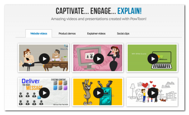 Powtoon is an online tool to create animated videos
